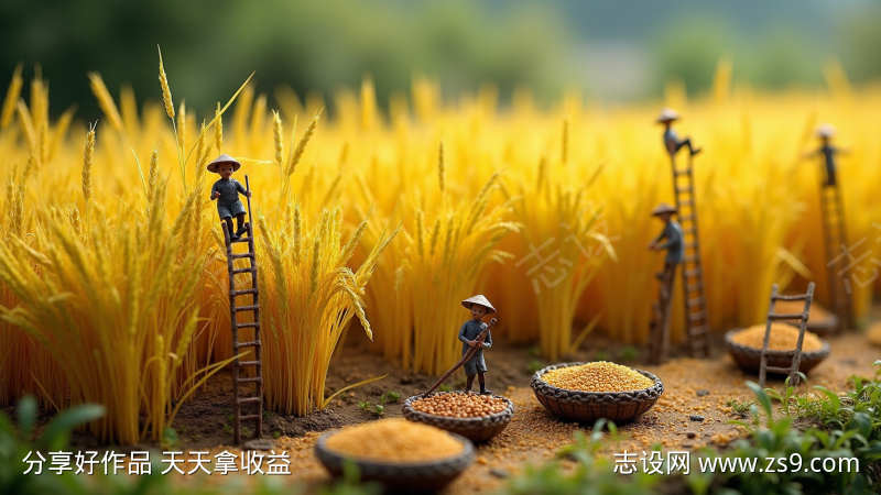 3D微缩稻田