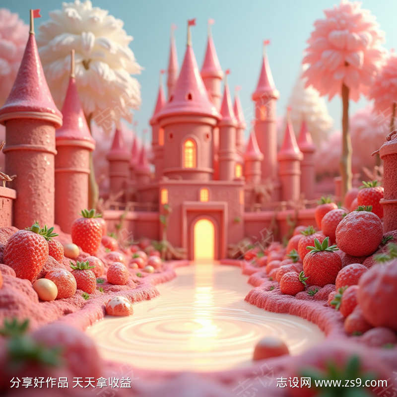 草莓欧洲城堡庄园