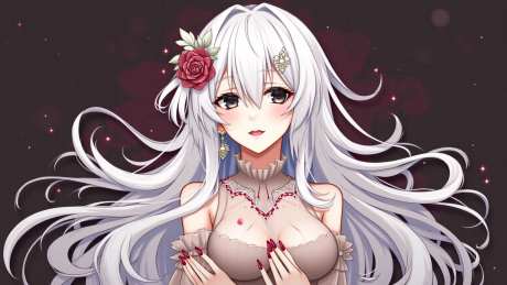 白发卡通少女_源文件下载_PNG格式_1536X864像素-插画,二次元,鲜花-作品编号:2025051617276462-志设-zs9.com