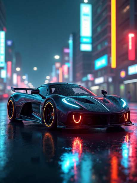 未来主义跑车_AI图片下载_euler采样_960X1280像素-霓虹,赛博朋克,跑车-作品编号:2025051617302575-志设-zs9.com
