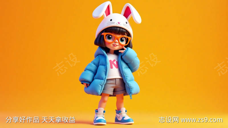 波波头兔兔女孩