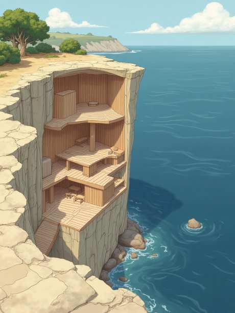 海边悬崖内侧_AI图片下载_euler采样_960X1280像素-树木,大海,海边-作品编号:2025051715268634-志设-zs9.com