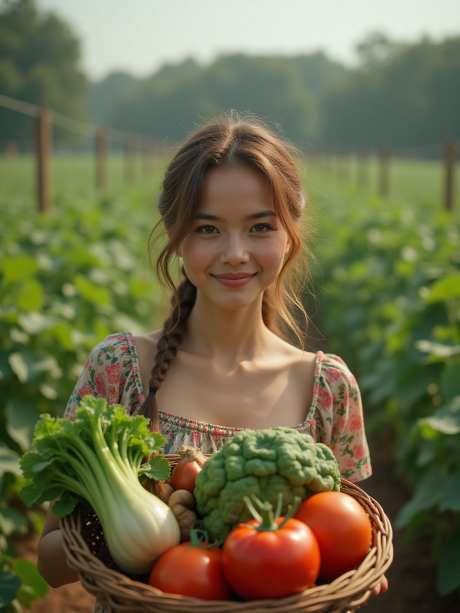 捧着蔬菜的女人_源文件下载_PNG格式_960X1280像素-白菜,番茄,蔬菜-作品编号:2025051716376624-志设-zs9.com