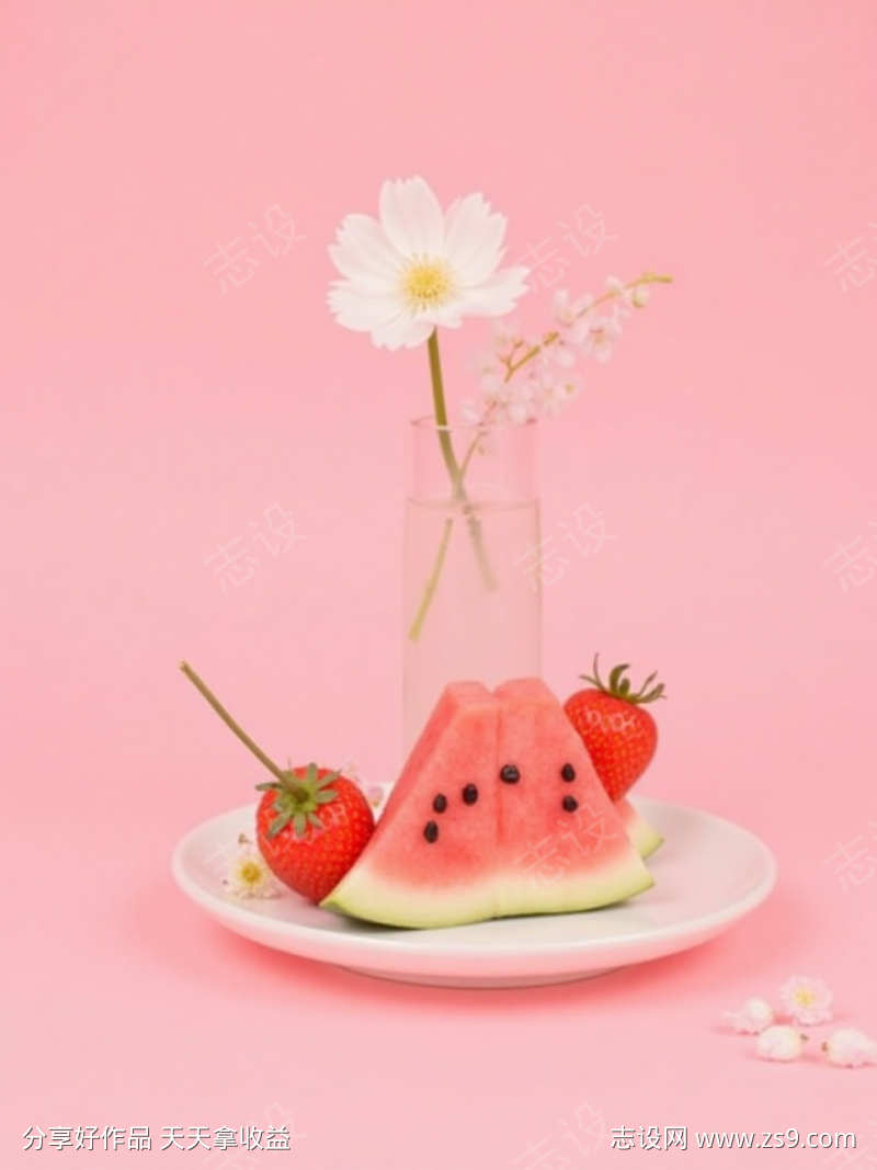 西瓜草莓水果