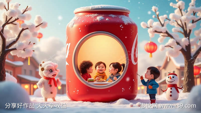 汽水罐里的小孩