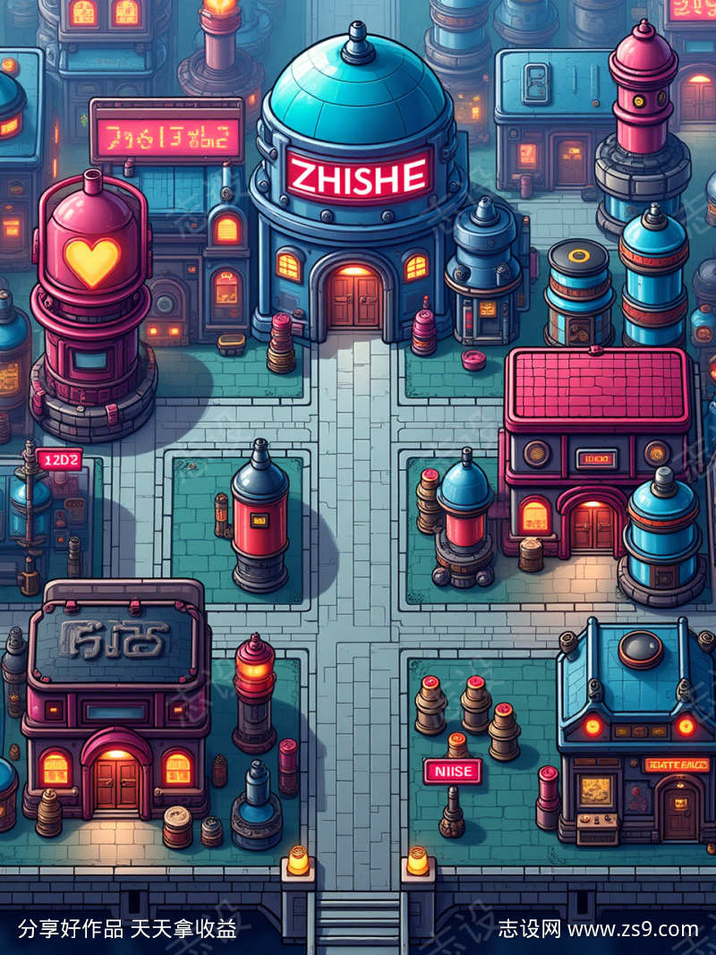 2D游戏地图场景