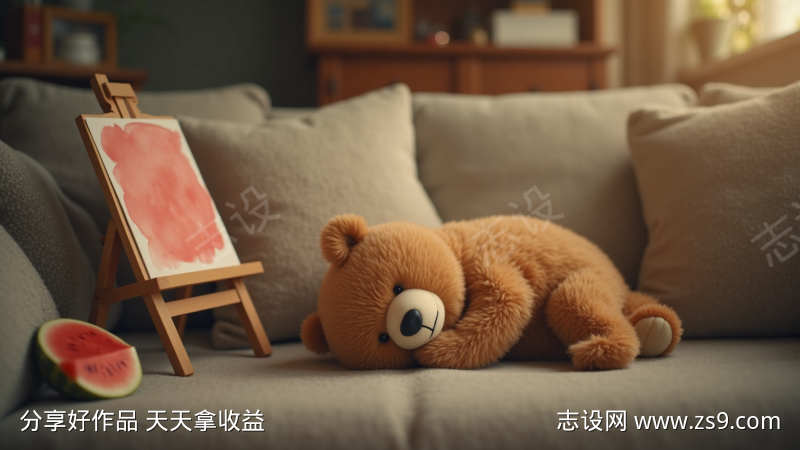 可爱的毛绒熊