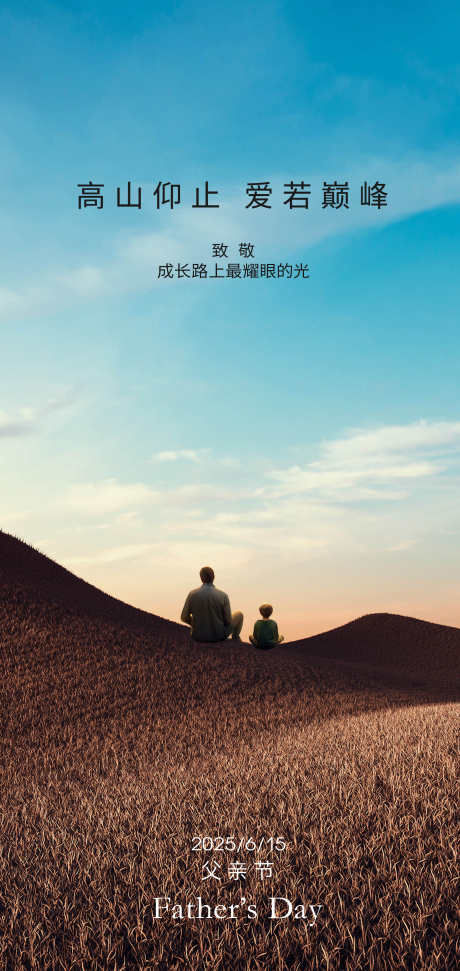 父亲节节日海报设计_源文件下载_PSD格式_2126X4488像素-父亲节素材,父亲节挂画,节气刷屏-作品编号:2025052010092562-志设-zs9.com