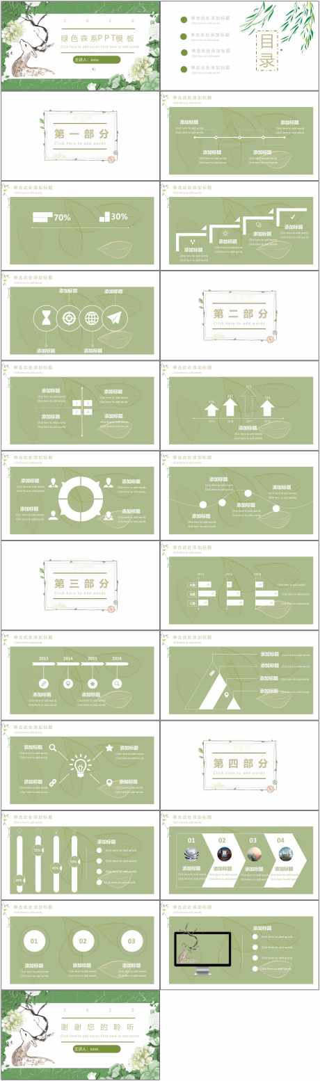 绿色森系ppt_源文件下载_PPT,PPTX格式_1800X6082像素-绿色,ppt,高级-作品编号:2025051912461254-志设