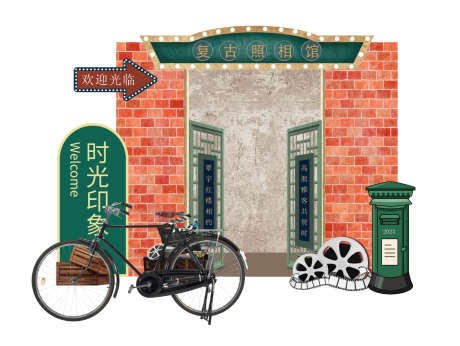 复古的美陈_源文件下载_AI,PSD格式_1390X1045像素-自行车,照相馆,复古-作品编号:2025052015055463-志设-zs9.com