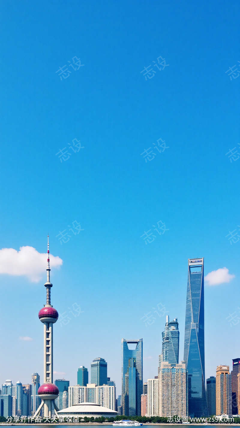 上海东方明珠风景图