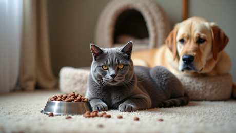 家里的猫和狗_AI图片下载_euler采样_1536X864像素-猫粮,可爱,宠物-作品编号:2025052113208825-志设-zs9.com