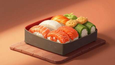 卡通寿司盒饭_AI图片下载_euler采样_1536X864像素-日式,料理,寿司-作品编号:2025052113249009-志设-zs9.com