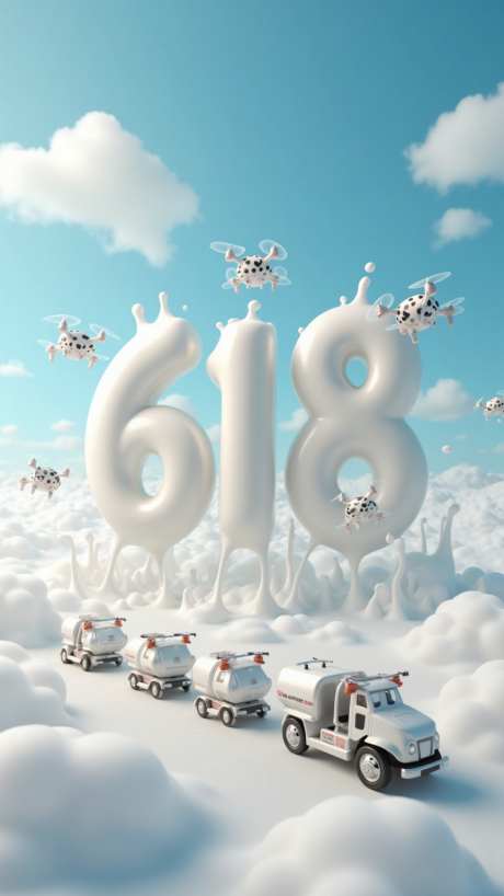 618电商牛奶_AI图片下载_euler采样_864X1536像素-促销,品质,618-作品编号:2025052113476662-志设-zs9.com
