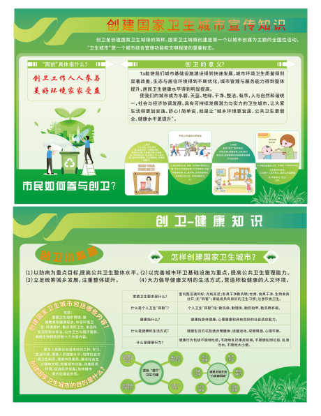 创建卫生城市展板_源文件下载_CDR格式_2580X3344像素-展板,环保,创建-作品编号:2025052613551747-志˒设‘网