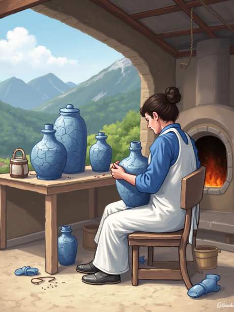 从事陶艺的人_AI图片下载_euler采样_960X1280像素-陶轮,烤箱,陶瓷-作品编号:2025052216332902-志设-zs9.com