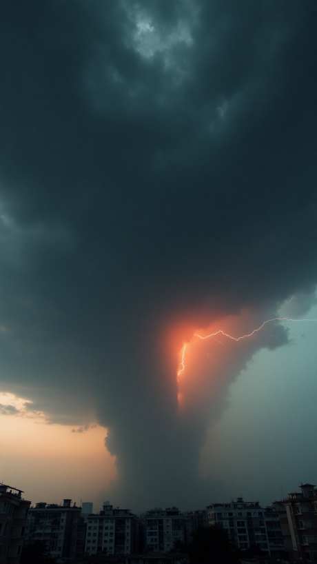 暴风雨前夕超现实天空_AI图片下载_euler采样_864X1536像素-超现实天空,暴风雨前夕,夕超现实天空-作品编号:2025052308304489-志设-zs9.com