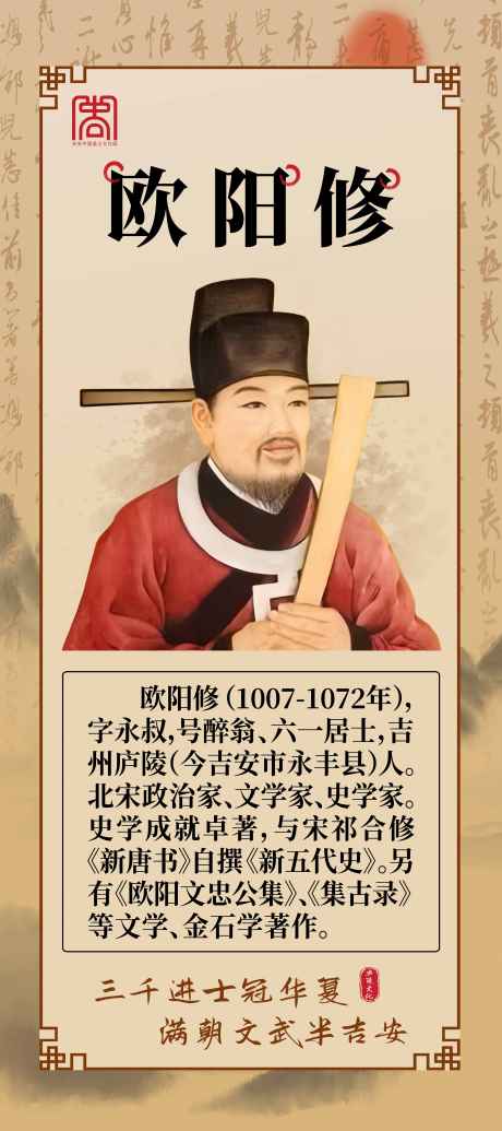 历史人物简介展板_源文件下载_PSD格式_3150X7087像素-欧阳修,展架,简介-作品编号:2025052210593774-志设-zs9.com