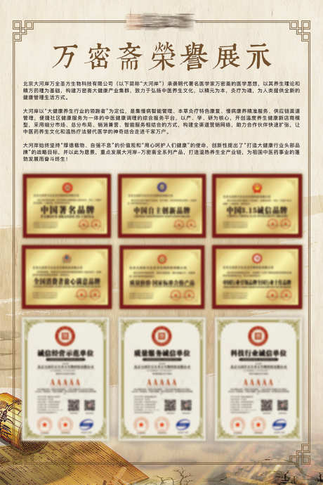 中医理疗养生馆荣誉展示海报_源文件下载_PSD格式_3543X5315像素-荣誉,养生,理疗-作品编号:2025052316264137-设计素材-www.shejisc.cn