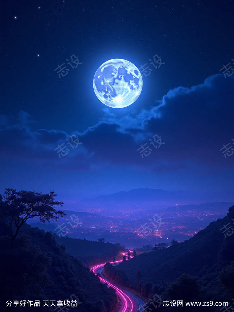 霓虹灯闪烁的世界