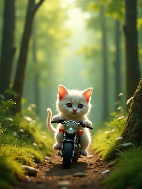 毛茸茸的小猫_AI图片下载_euler采样_960X1280像素-蓝色,摩托车,森林-作品编号:2025052415193757-志设-zs9.com