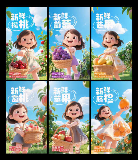 水果海报设计_源文件下载_PSD格式_1654X2339像素-水果宣传,樱桃,橙子-作品编号:2025052509412391-志设-zs9.com