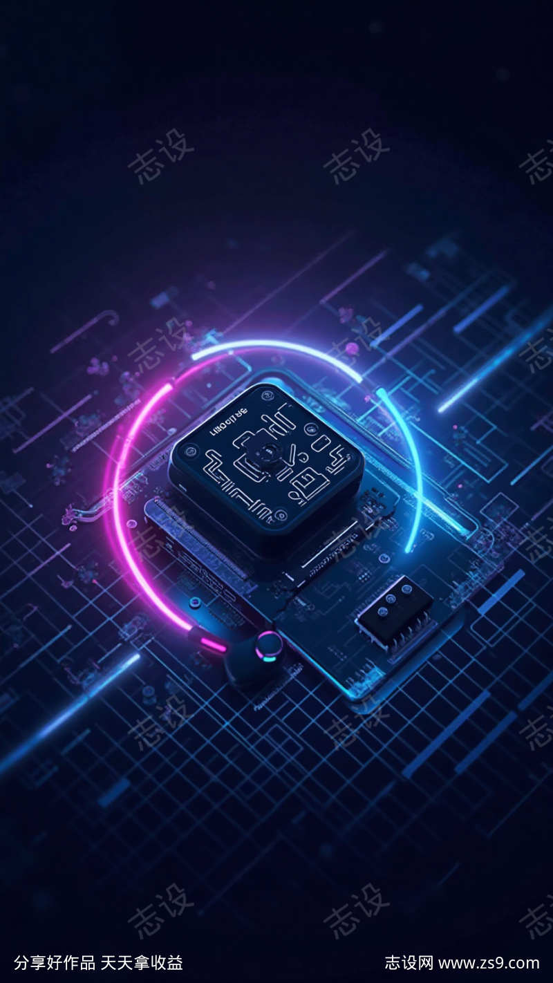 3C数码科技感背景图