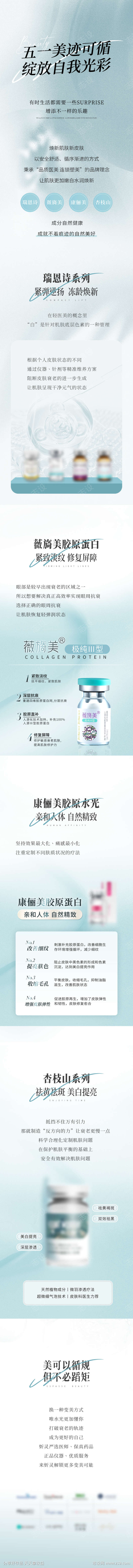 五一假期产品科普公众号长图