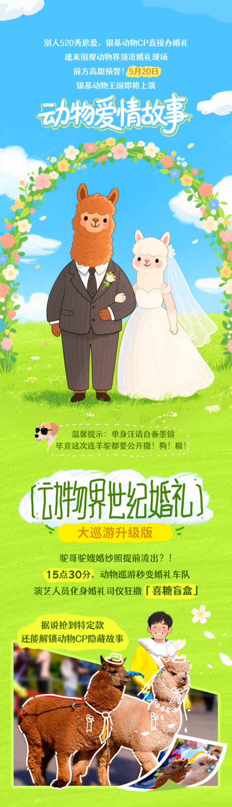 动物爱情推文长图_源文件下载_PSD格式_1080X10883像素-旅游,度假,自媒-作品编号:2025052510128509-志设-zs9.com