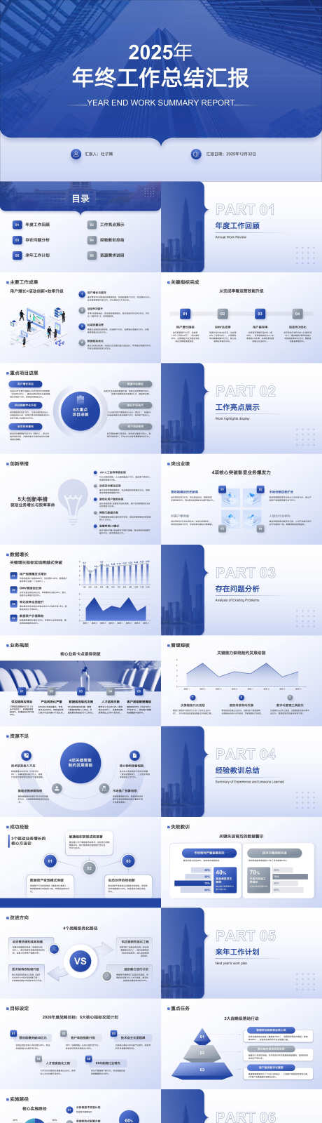 蓝色系项目汇报工作总结PPT_源文件下载_PPT,PPTX格式_3556X15000像素-报告,计划,未来-作品编号:2025052711316570-志˯设˙网