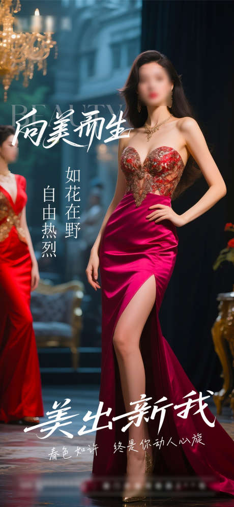 美肤模特早安海报_源文件下载_PSD格式_1080X2338像素-海报,早安,模特-作品编号:2025052711441376-志设-zs9.com