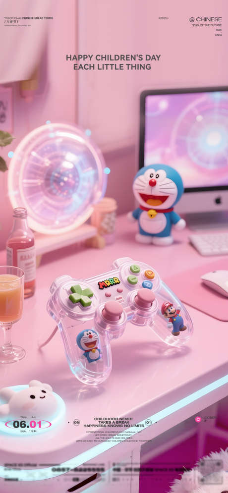 儿童节酒吧海报_源文件下载_PSD格式_1126X2435像素-超级玛丽,游戏机,赛博-作品编号:2025052714432614-志设-zs9.com