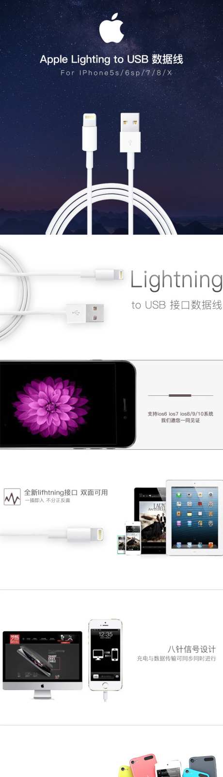 苹果数据线详情图片_源文件下载_PSD格式_750X5040像素-产品,高端,简约-作品编号:2025052808543843-志设-zs9.com