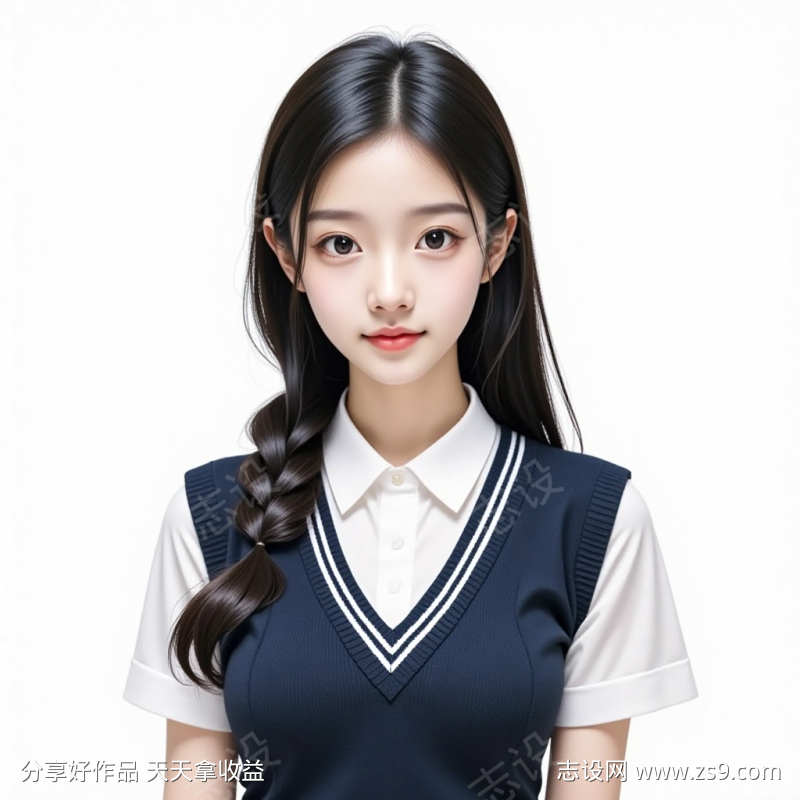美女证件照