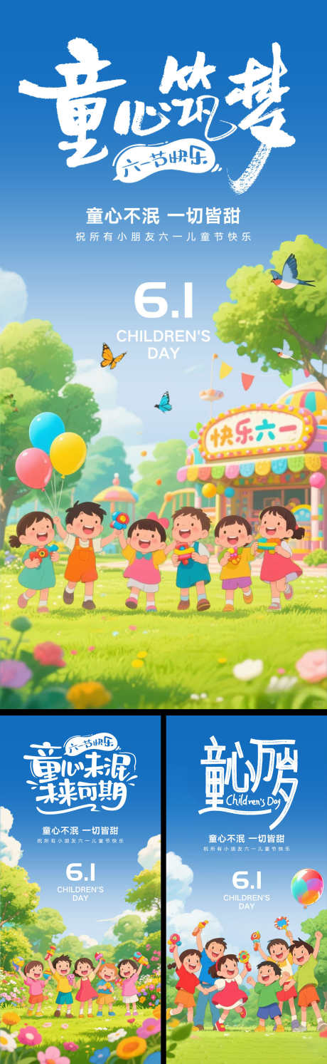 儿童节海报_源文件下载_PSD格式_1242X4030像素-卡通,儿童节,公历节日-作品编号:2025052710508053-志设-zs9.com