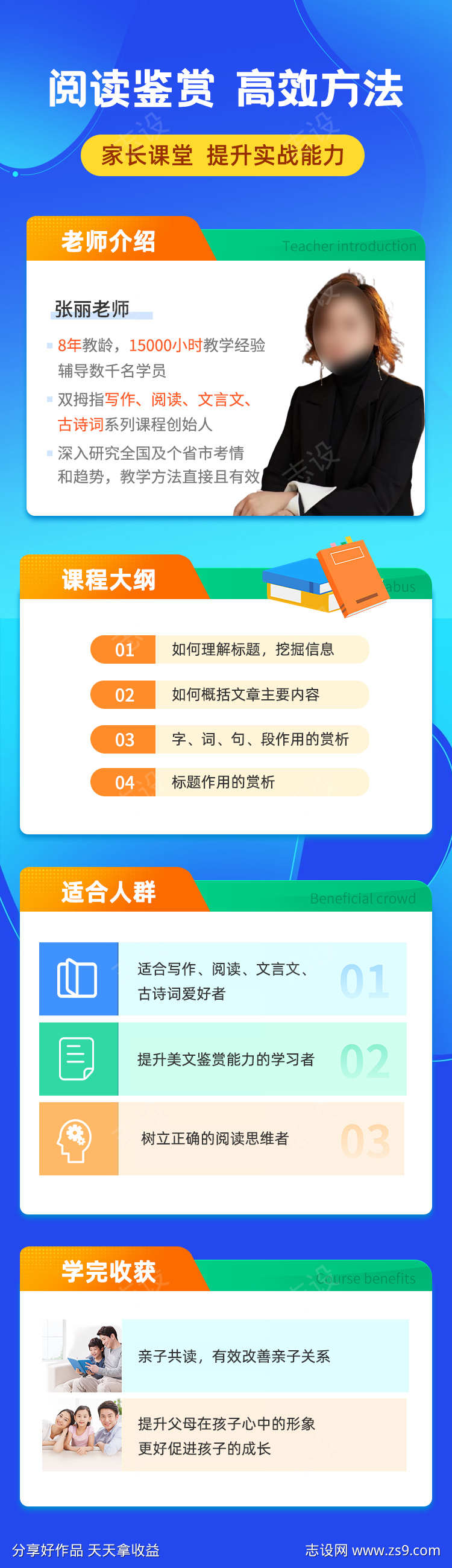 课程详情页长图