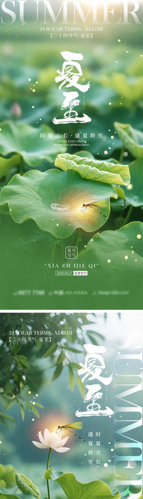 夏至节气海报_源文件下载_PSD格式_1000X4340像素-夏天,荷叶,荷花-作品编号:2025053014379532-志设-zs9.com