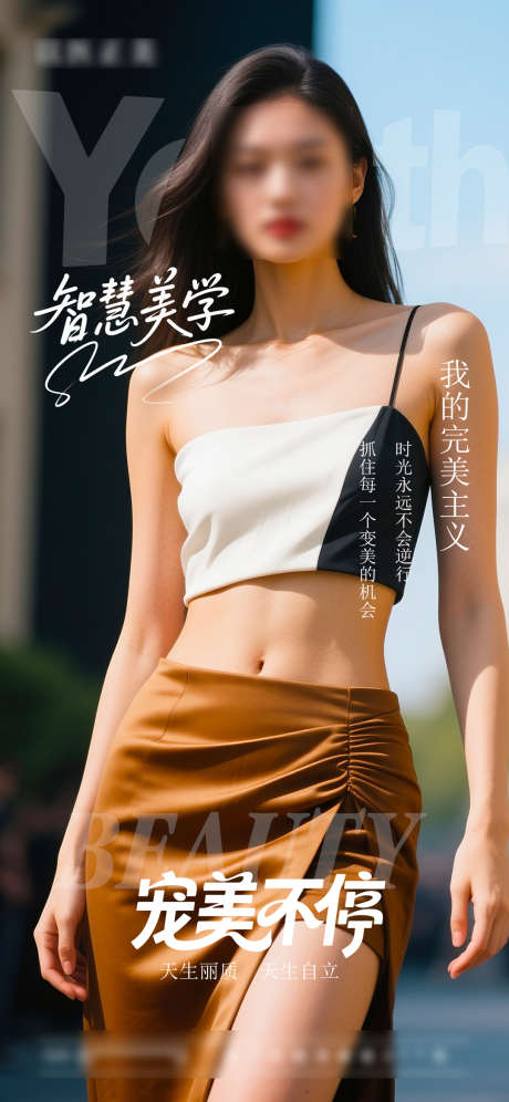 美肤模特早安海报_源文件下载_PSD格式_1080X2338像素-早安,模特,美肤-作品编号:2025053016452933-志设-zs9.com