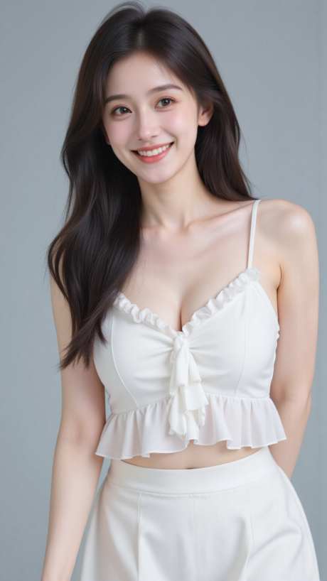 浅色背景写实人物美女照片_AI图片下载_euler采样_864X1536像素-海报,照片,美女-作品编号:2025053113042954-志设-zs9.com