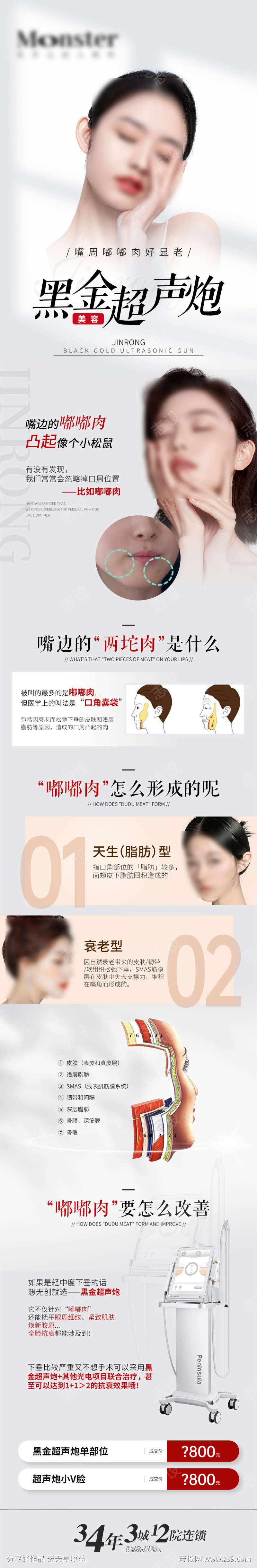 医美保养详情页
