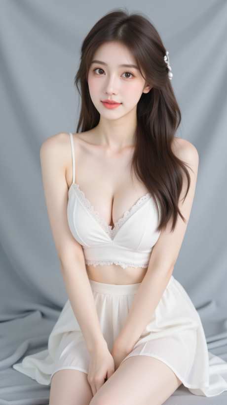 美丽性感美女模特_AI图片下载_euler采样_864X1536像素-长发,人像,性感-作品编号:2025060415265816-志设-zs9.com