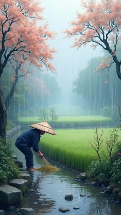 雨水节气海报_AI图片下载_euler采样_864X1536像素-海报,雨水节气,节气海报-作品编号:2025060508204348-志设-zs9.com