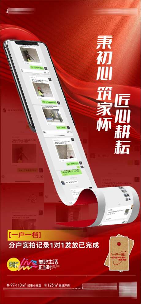 房地产一户一档分户实拍记录发放海报_源文件下载_AI,PSD格式_750X1609像素-发放,记录,实拍-作品编号:2025060513367561-志设-zs9.com