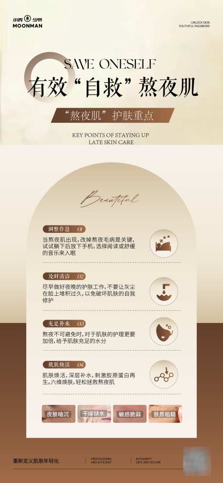 拯救熬夜肌科普_源文件下载_AI格式_1125X2436像素-美白,失眠,熬夜-作品编号:2025060510417876-志设-zs9.com