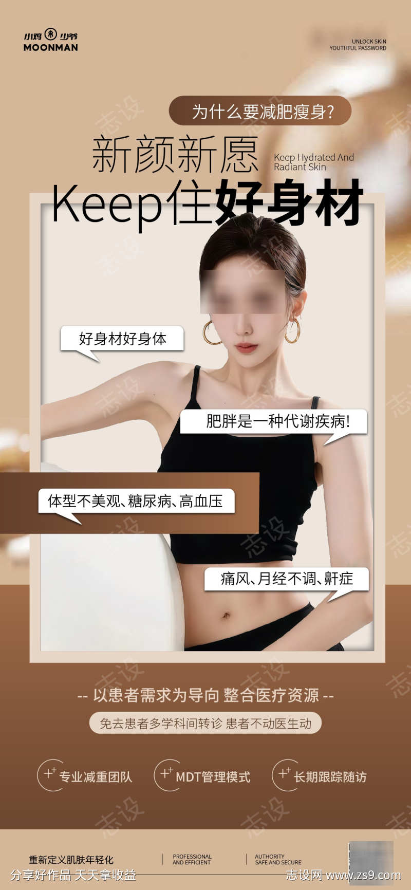 瘦身塑形海报