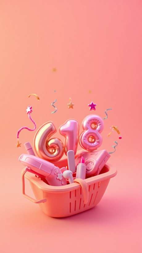 3d618购物筐_AI图片下载_euler采样_864X1536像素-立体,渲染,3d-作品编号:2025060608246424-志͵设’网