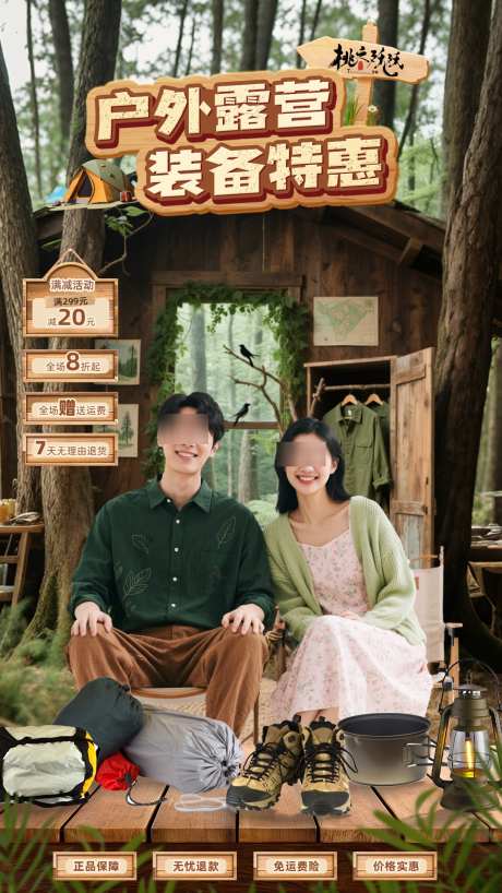 野外木屋户外装备直播背景_源文件下载_PSD格式_1080X1920像素-贴片,背景,露营-作品编号:2025060613169978-志设-zs9.com