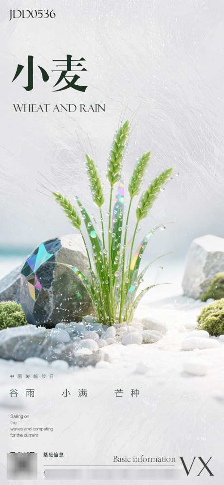 小麦谷雨小满芒种二十四节气_源文件下载_PSD格式_1125X2436像素-绿色,高级灰,质感-作品编号:2025060610142099-志设-zs9.com