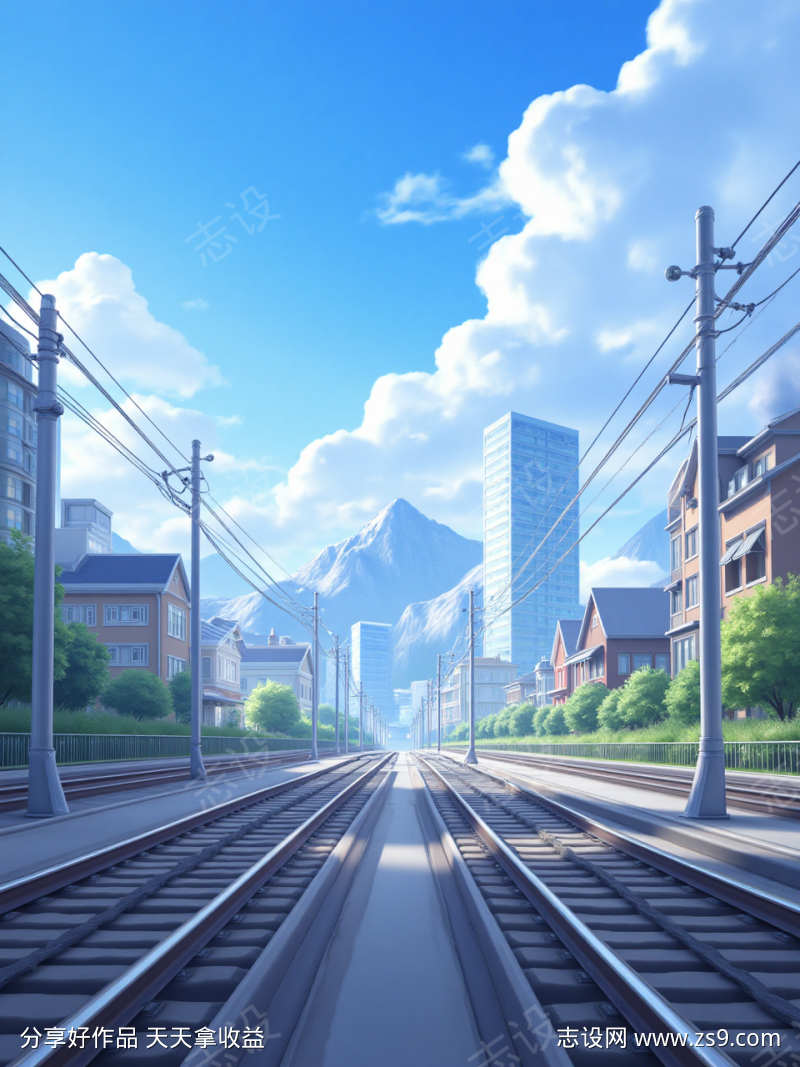 城市火车轨道