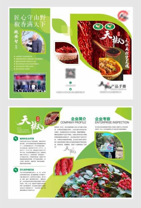 农产品三折页_源文件下载_CDR格式_3888X5731像素-天水花椒,天水麻辣烫,陇椒-作品编号:2025060713092254-志设-zs9.com